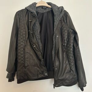 Vegan Leather Jacket Never Worn- Mo-Ka Santa Fe Apparel